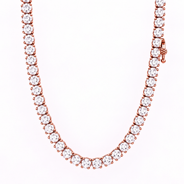 928595 | 925 Silver Rose Gold 4mm 24
