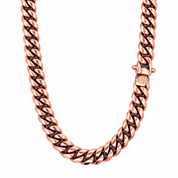 9310185 | 8mm Steel Rose Gold Chain
