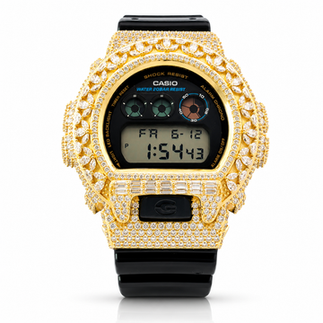 590282 | Brass Moissanite G-Shock Gold Watch