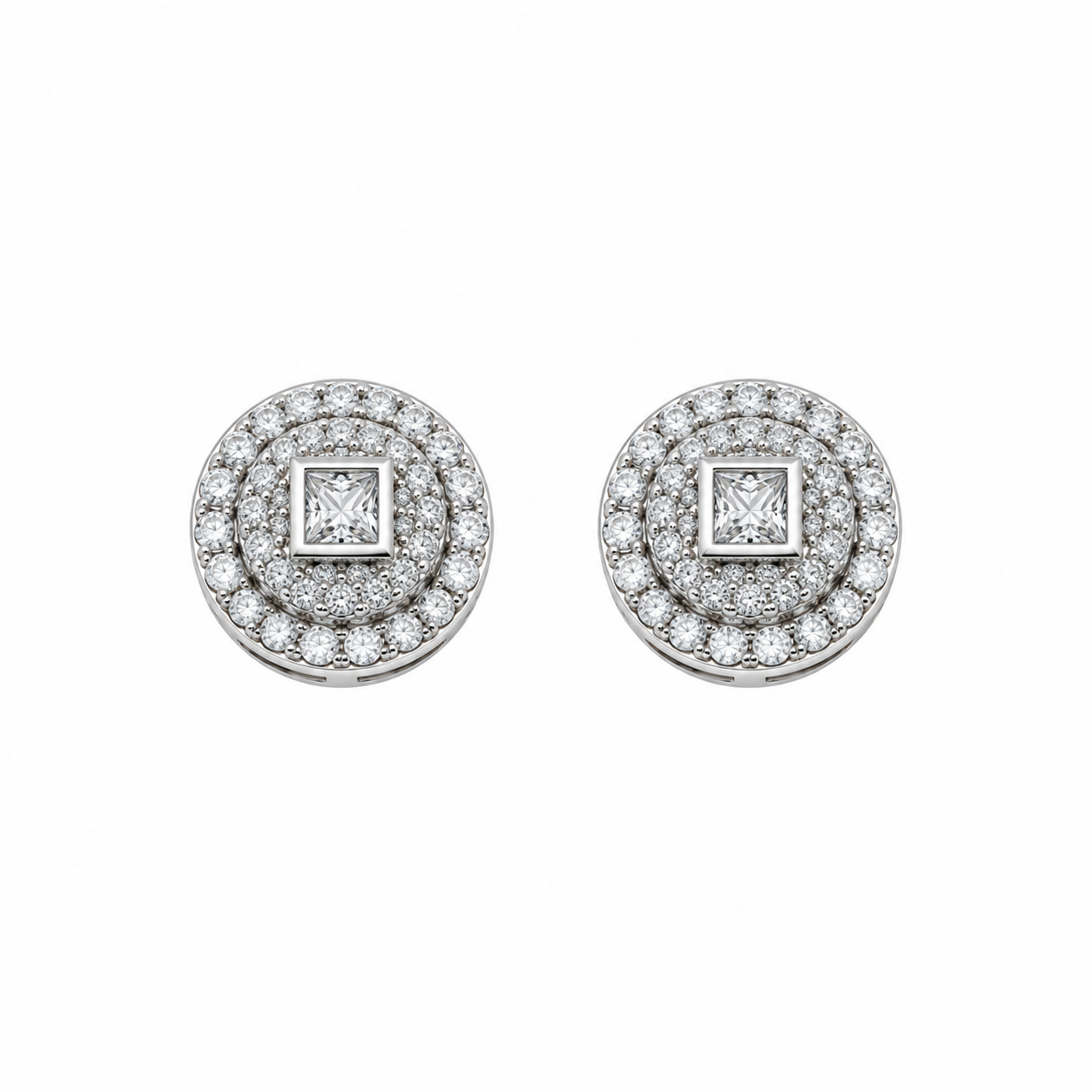 9911871 | 925 Moissanite Rhodium Earring