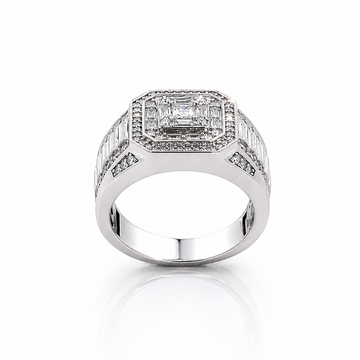 9911451 | 925 Moissanite Rhodium Ring