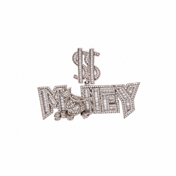 998431 | 925 Moissanite Rhodium Pendant