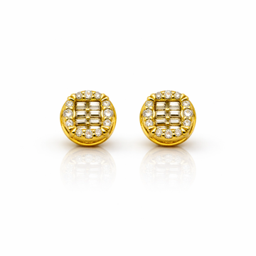 999532 | 925 Moissanite Gold Earring