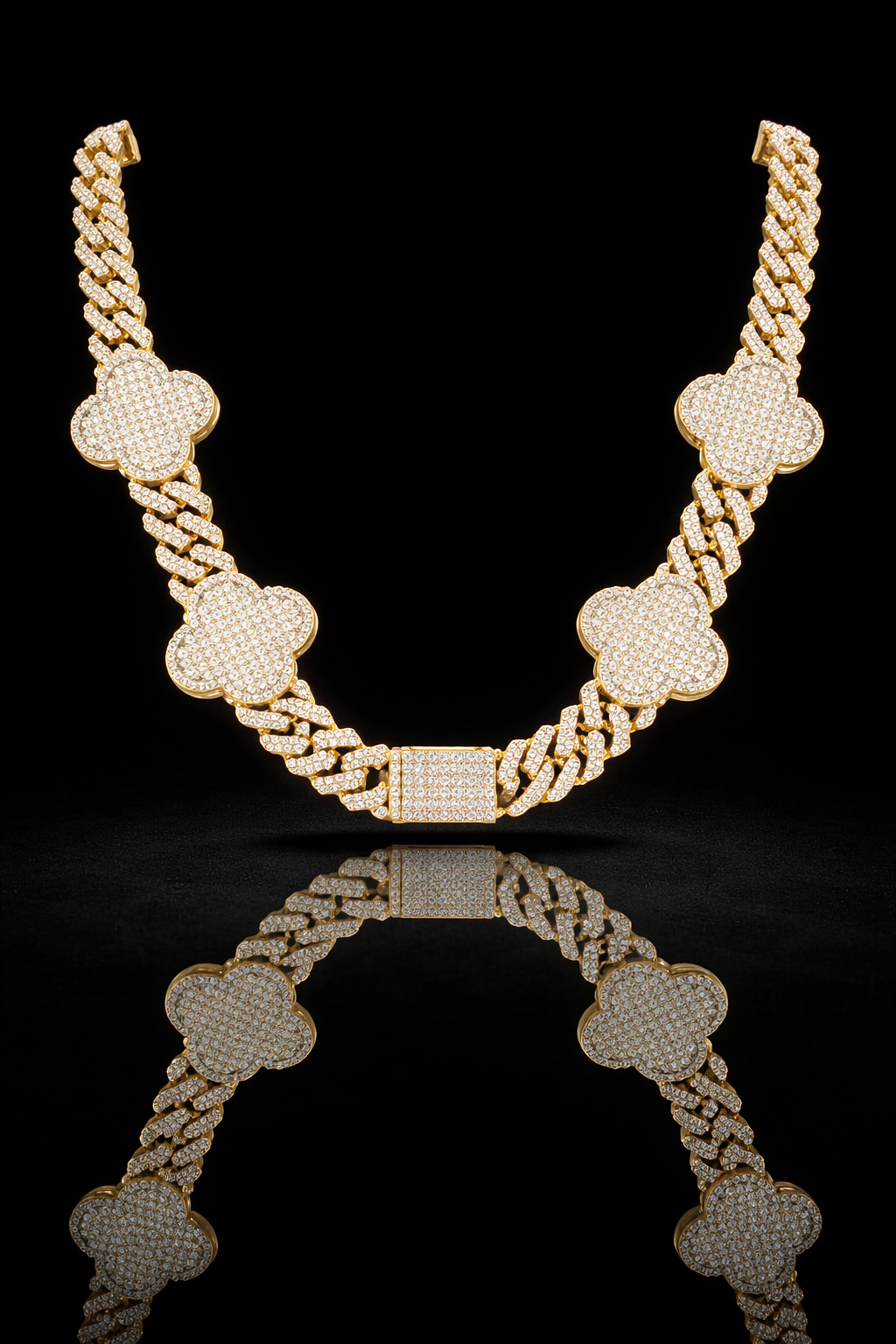 963892 | CZ Bras Gold Chain