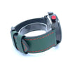 QUIXAN CURREN GREEN LEATHER ICED OUT WATCH I 5416122