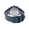 NOVATUS CURREN GREY LEATHER ICED OUT WATCH I 5416329