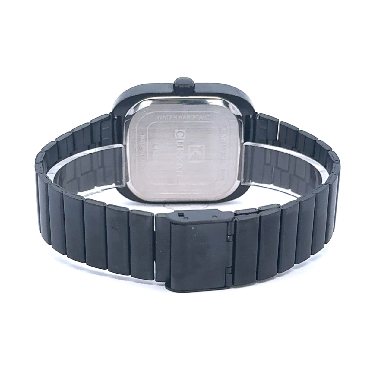 EVOCATIVE METAL BACK BLACK CURREN ICED OUT WATCH I 551633