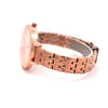 QUIN METAL BACK ROSE GOLD STAINLESS ICED OUT LADIES WATCH I 551665