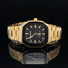 PALIMPSEST METAL BACK STAINLESS ICED OUT MENS WATCH I 551678