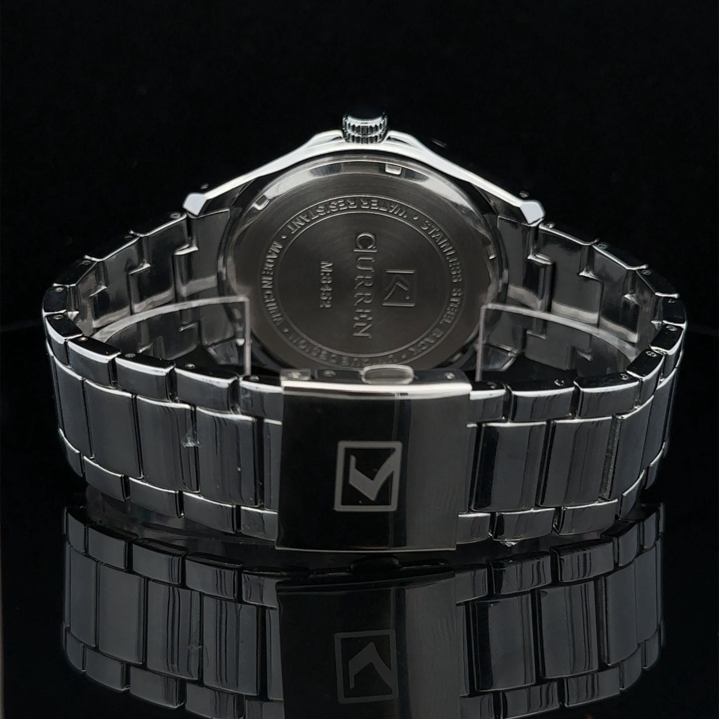 EUNOIA METAL BACK CURREN ICED OUT MENS WATCH I 5517313