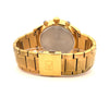 QUIXOTIC METAL BACK GOLD STAINLESS ICED OUT WATCH I 551742