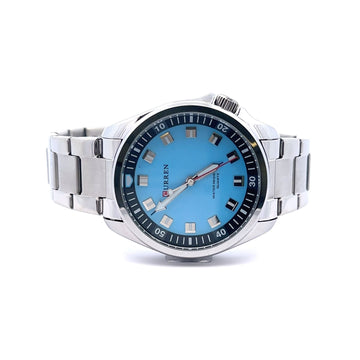 VESTIGE METAL BACK BLUE CURREN ICED OUT WATCH I 5517913
