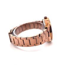 JUBBILANT METAL BACK ROSE GOLD PINK STAINLESS ICED OUT WATCH I 551806