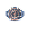 SURREPTITIOUS METAL BACK BLUE STAINLESS ICED OUT WATCH I 5518113