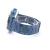 SURREPTITIOUS METAL BACK BLUE STAINLESS ICED OUT WATCH I 5518113