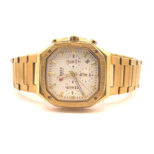 VELICHOR METAL BACK GOLD STAINLESS ICED OUT WATCH I 551822