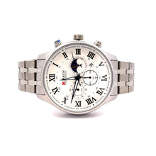 KAIREN METAL SILVER CURREN ICED OUT MENS WATCH I 551851