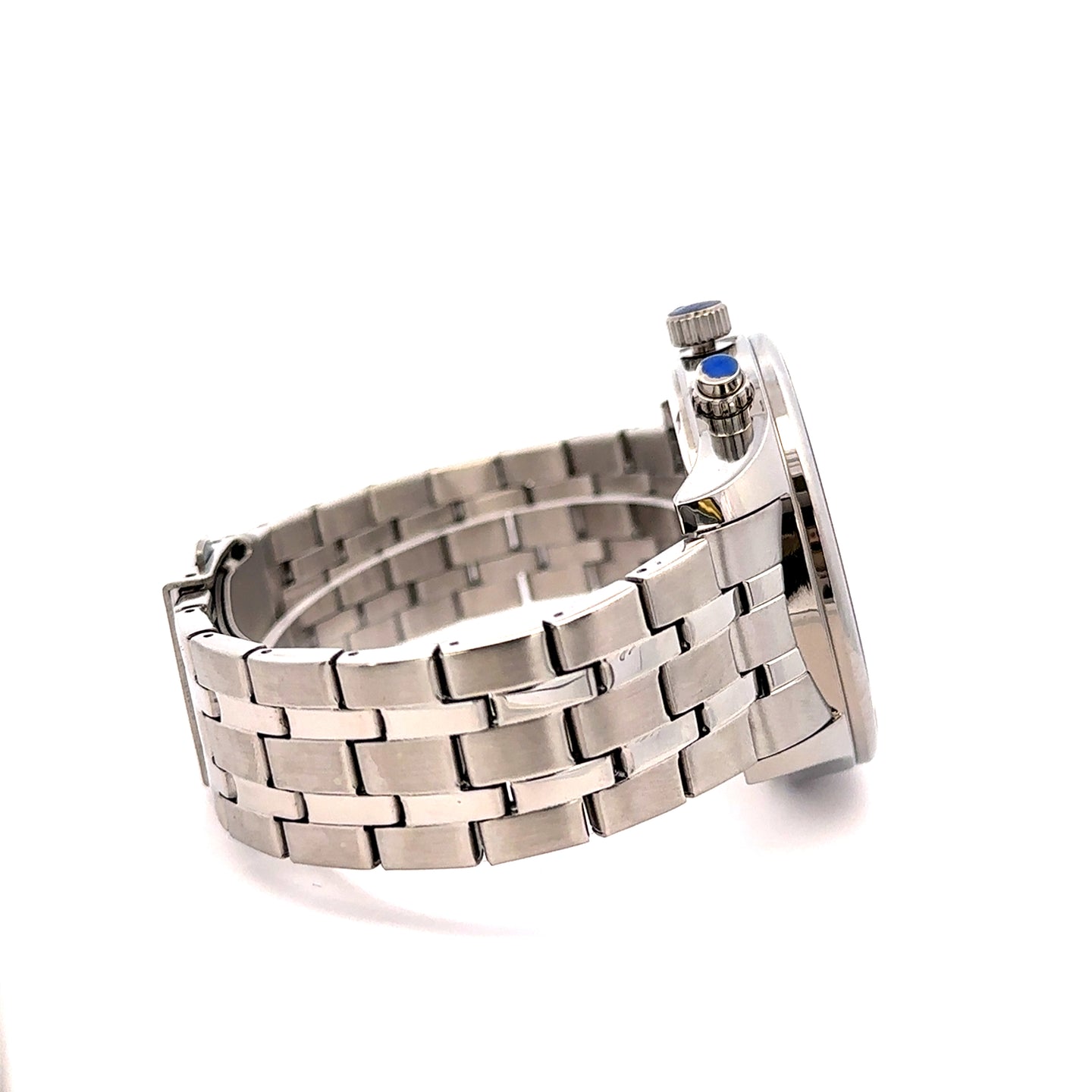 KAIREN METAL SILVER CURREN ICED OUT MENS WATCH I 551851