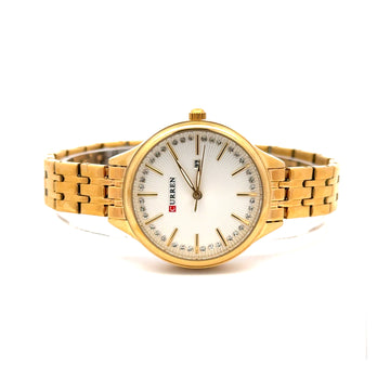 GLISMERA ALLOY TT GOLD STAINLESS ICED OUT MENS WATCH I 5519542