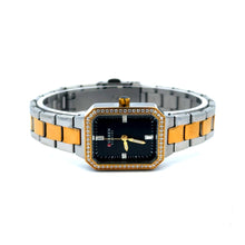 TRIV ALLOY GOLD BLACK STAINLESS ICED OUT MENS WATCH I 551978