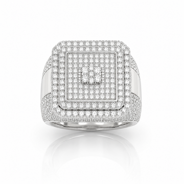 992411 | 925 Moissanite Rhodium Ring