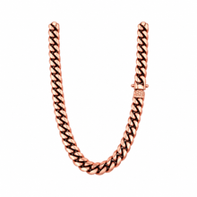 9310215| 10mm Steel Rose Gold Chain