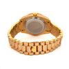 HADRIA STEEL GOLD MOISSANITE WATCH ICED OUT I 590072