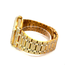 590092 | Stainless Steel Moissanite Gold Watch