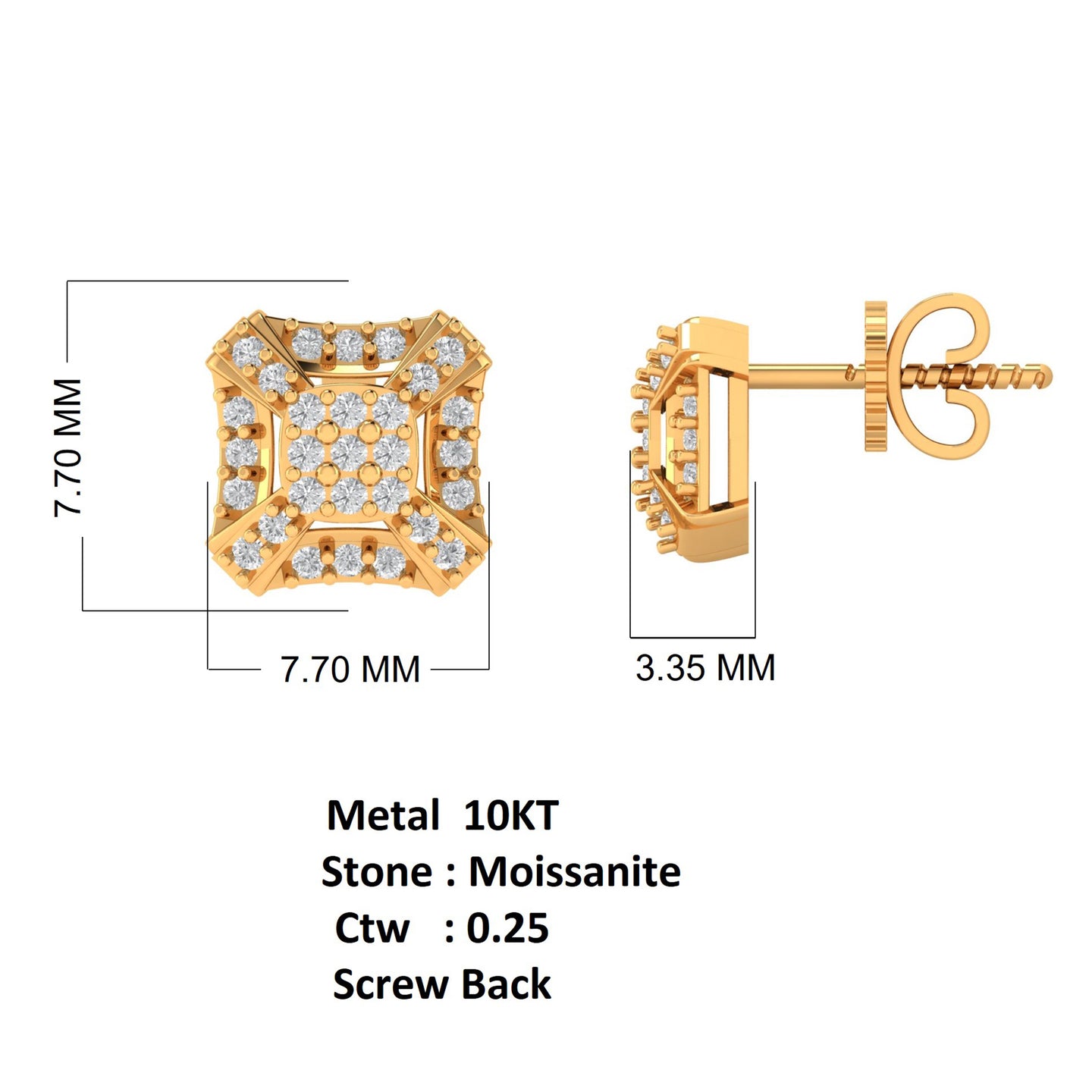 SHIMMERA MOISSANITE EARRINGS | 980312