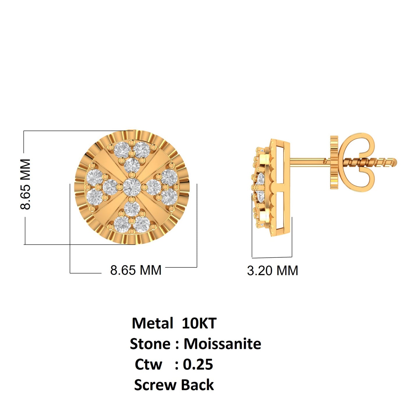 STARLUME MOISSANITE EARRINGS |980272