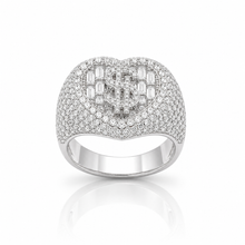 996271 | 925 Moissanite Rhodium Ring