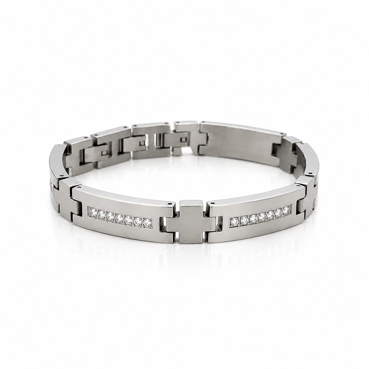 9312621 | Steel Moissanite Bracelet