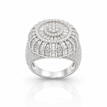9910861 | 925 Moissanite Rhodium Ring