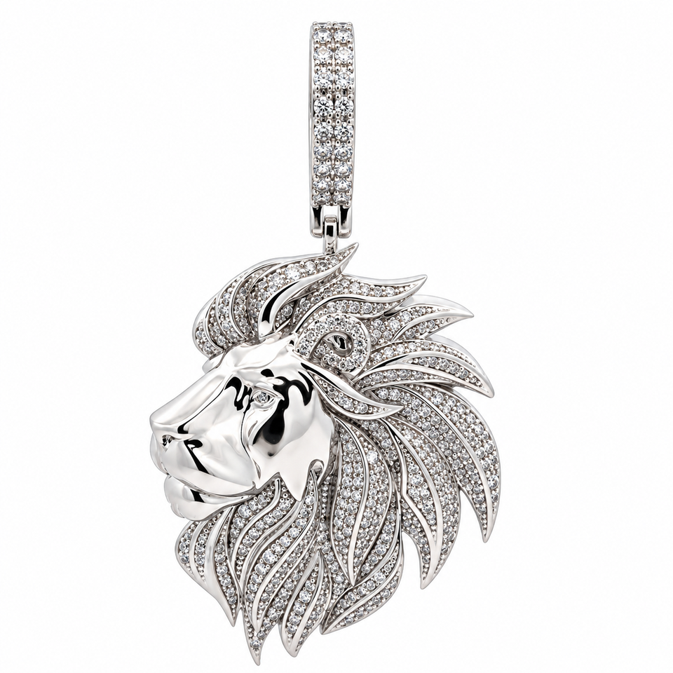 916821 | Brass Rhodium Pendant