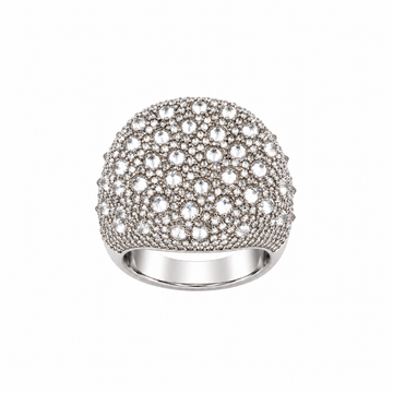 9911991 | 6.34 CTW 925 Silver Moissanite Rhodium Ring