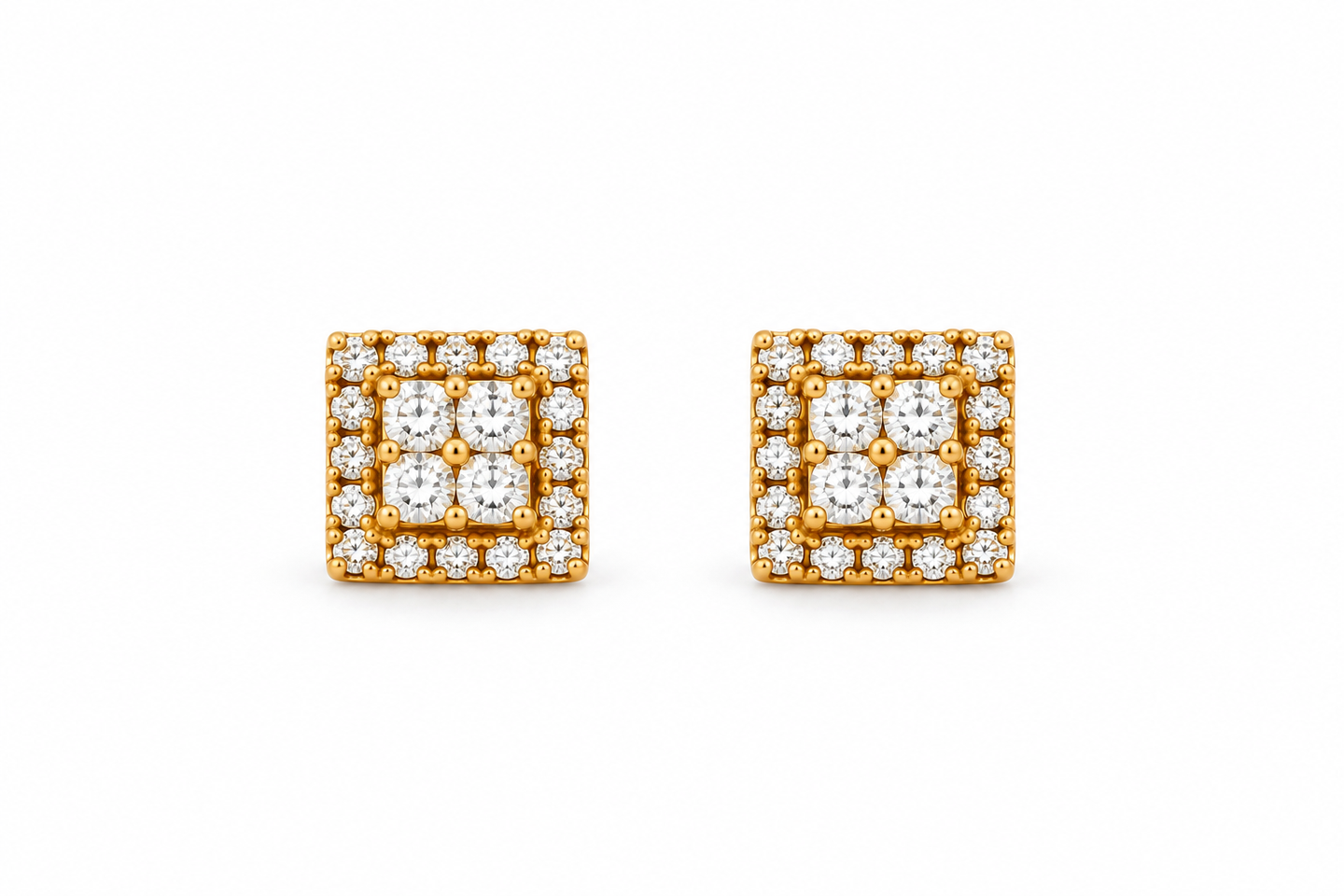 992202 | 925 Moissanite Gold Earring