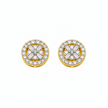 9911852 | 925 Moissanite Gold Earring