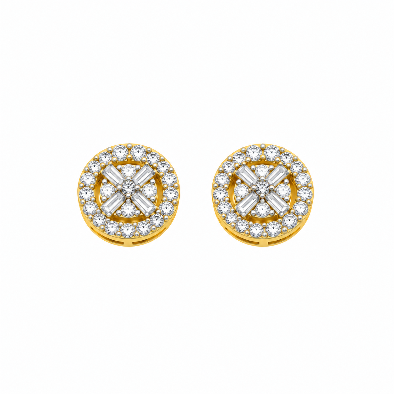 9911852 | 925 Moissanite Gold Earring