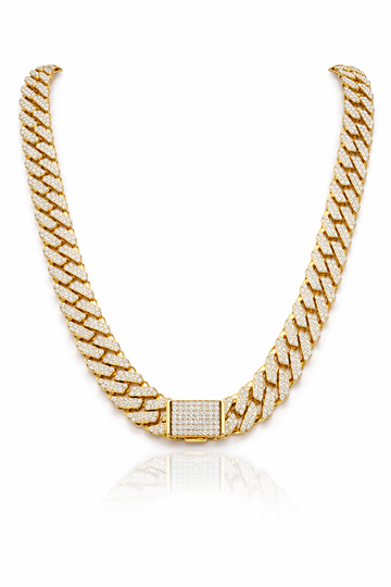 OPULENT 8 MM 925 MOISSANITE CUBAN CHAIN  | 992452
