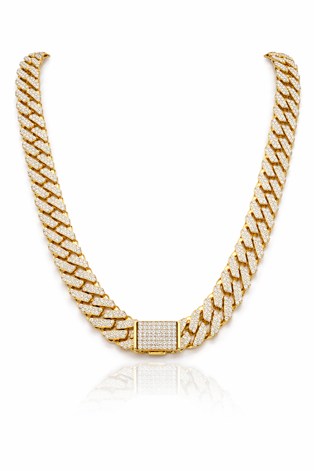 OPULENT 8 MM 925 MOISSANITE CUBAN CHAIN  | 992452