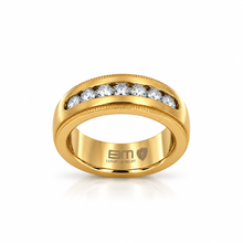 9312852 | Steel Moissanite Gold Ring