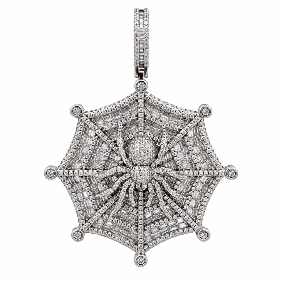 916901 | Brass Rhodium Pendant