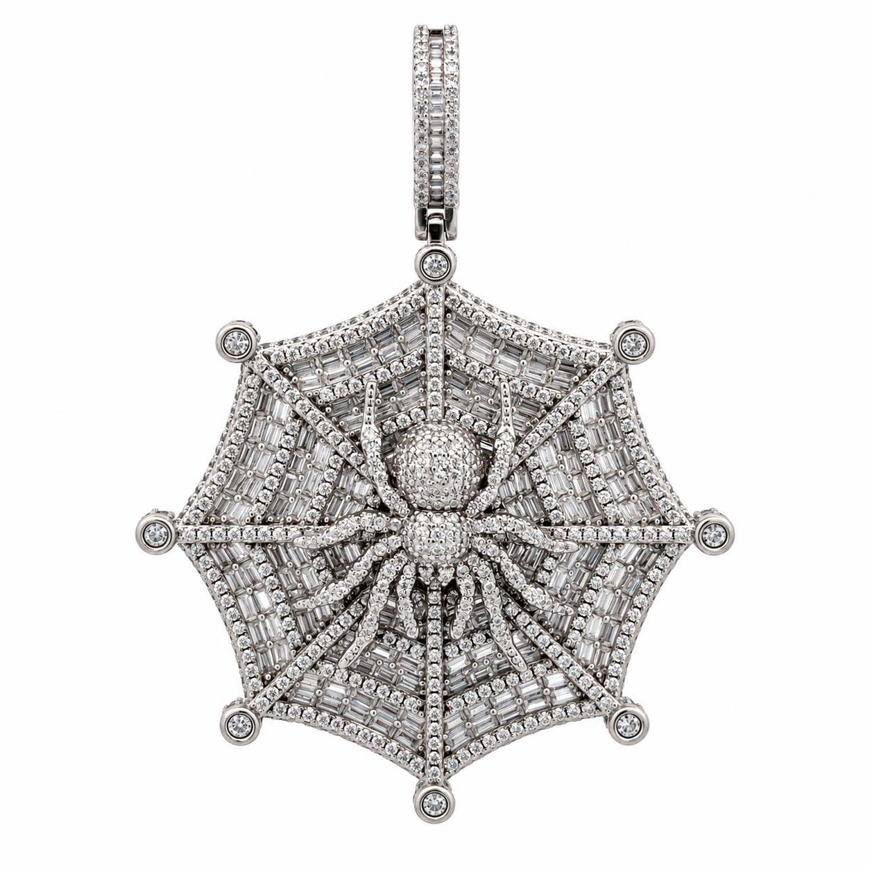 916901 | Brass Rhodium Pendant