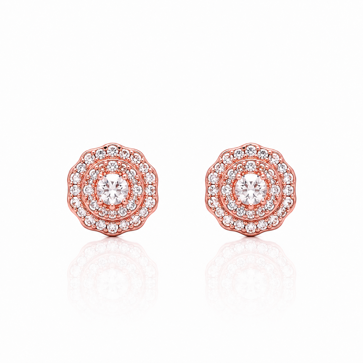 9223665 | Silver Rose Gold Earrings