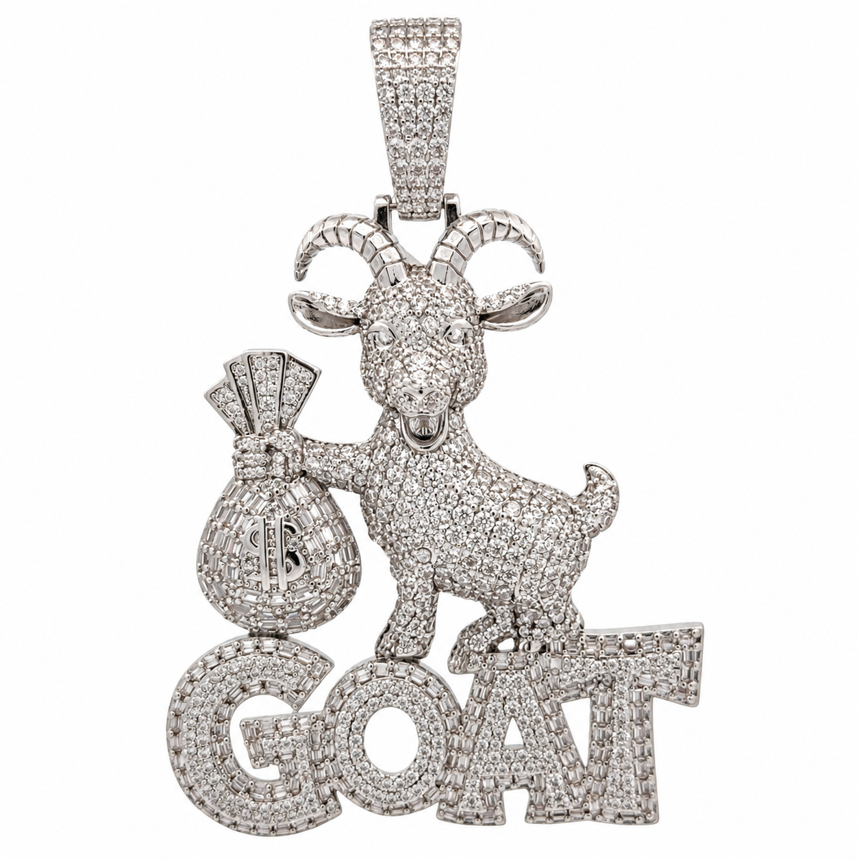916891 | Brass Rhodium Pendant