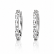 991811 | 925 Moissanite Rhodium Earrings