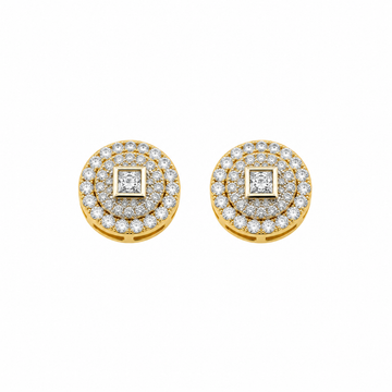 9911872 | 925 Moissanite Gold Earring