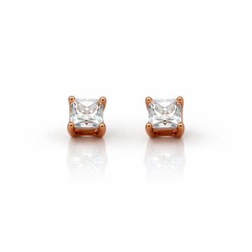 995275 | 1ctw 925 Moissanite Rose Gold Earring