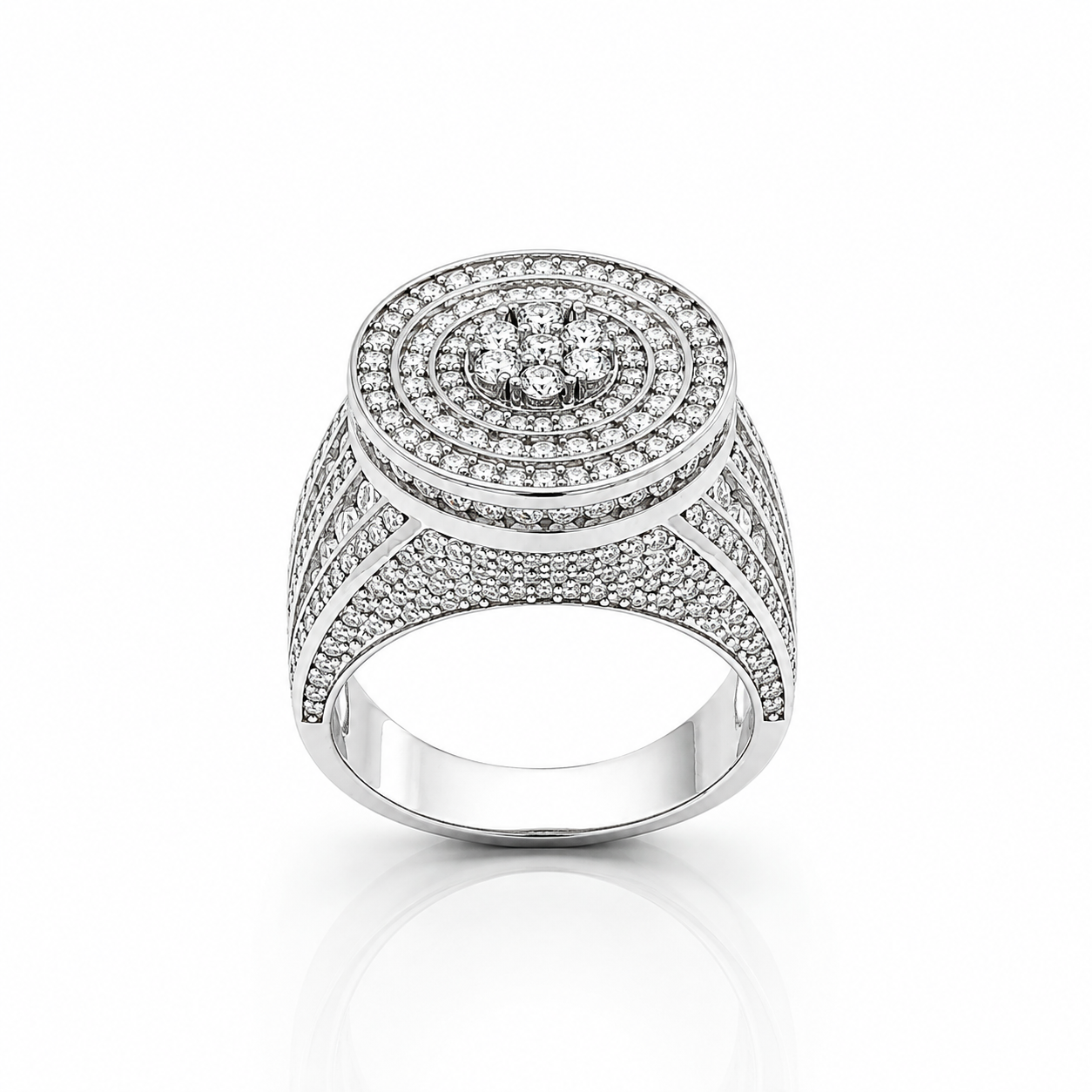 9911511 | 925 Moissanite Rhodium Ring