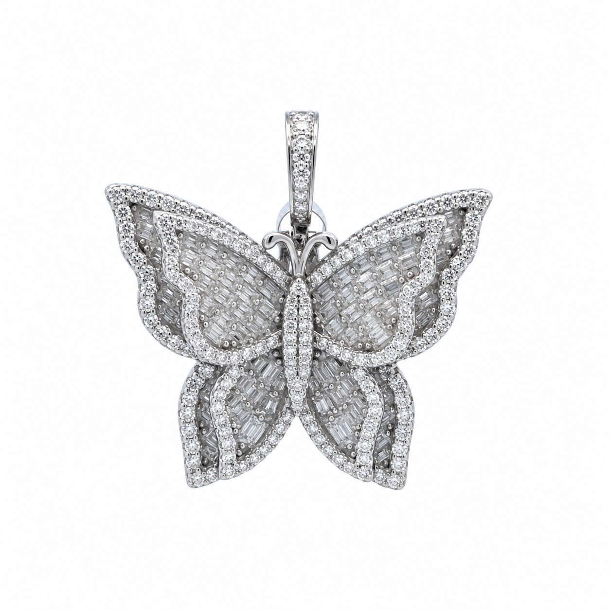 9911811 | 925 Moissanite Rhodium Pendant